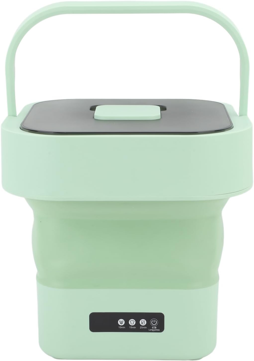 aqxreight Portable Washing Machine, 10L Mini Laundry Washer with Drying Function for Underwear, Baby Clothes, Sock, Small Delicates. Foldable Washer and Dryer Combo for Apartment, (US Plug