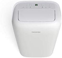 Toshiba PD0811CRU, 8,000 BTU, 6,000 SACC 115-Volt Portable Air Conditioner and Dehumidifier with Remote (Renewed)