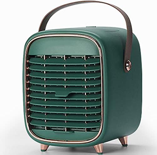 Portable Air Conditioner, 3 In 1 Evaporative Cooler, Mini Silent Design, Usb Rechargeable Fan, Home Office Dual Use (Green)