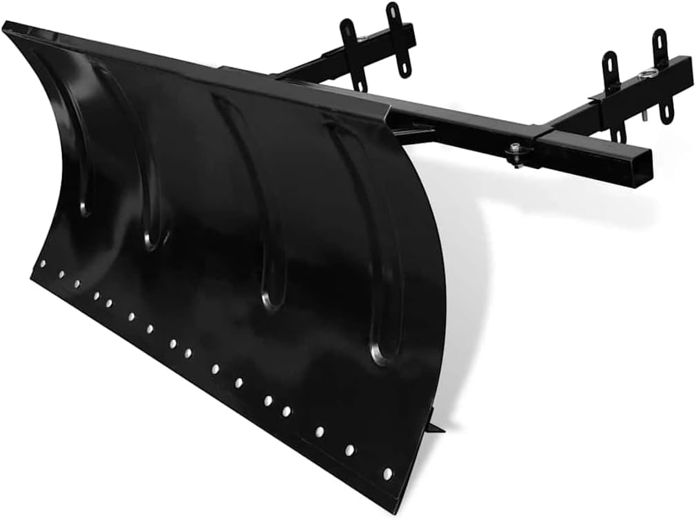 Snowblower Black Steel 39.4 x 17.3 in Adjustable Armrests 38.18KG