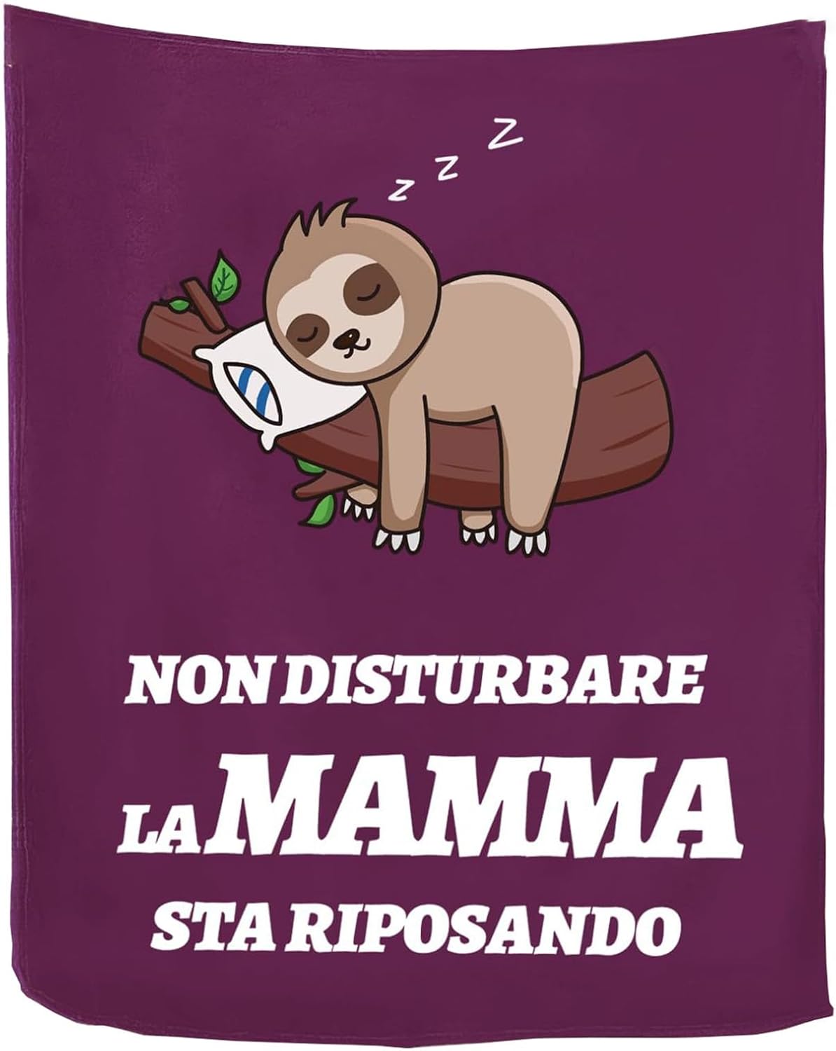 Glenmi Funny Mum Gifts for Christmas,Resting Flannel Cozy Blanket Gift from Daughter or Son, Fluffy Presents Throws Napping Blanket for Moms Birthday Mothers Day(H,150x200cm)