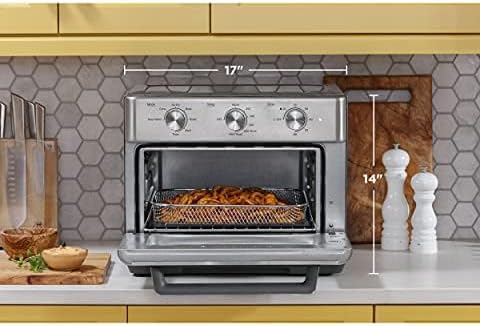 GE Mechanical Air Fryer Toaster Oven + Accessory Set | Convection Toaster with 7 Cook Modes | Large Capacity Oven - Fits 12