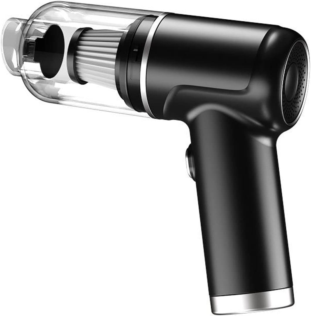 Handheld Vacuum Cordless, 12000Pa Strong Suction, Portable Hand Held Car Vacuum Cleaner with High Power, Rechargeable Mini Vacuum for Home Office Pet Hair Cleaning, Lightweight and Quick Charge ( Gray