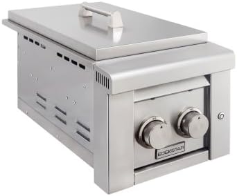 EdgeStar ESB2LP 26000 BTU 13 Inch Wide Liquid Propane Side Burner with LED Lighting