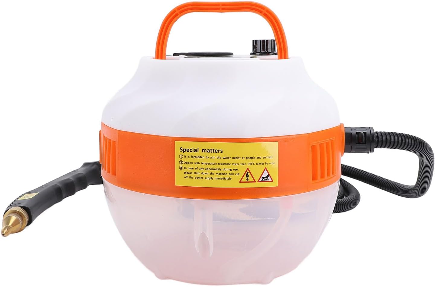 Handheld Steam Cleaner, 6 Level Adjustable 50 to 400ml min Multipurpose Portable High Temperature Pressurized for Home Furniture Clothes Wall (US Plug 110V)