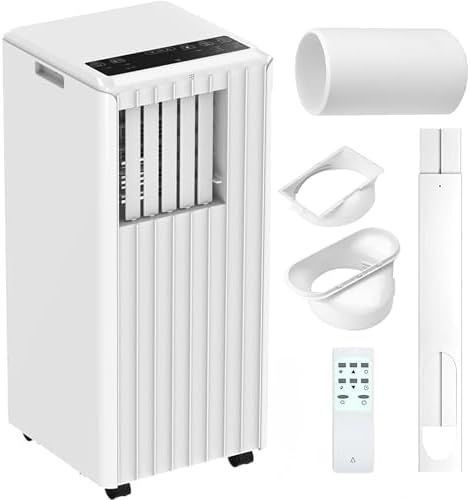 GAOMON 8000 btu Portable Air Conditioners Windowless for Bedrooms,3-In-1 Portable AC Unit for Room with 24h Timer & Remote Control,Drainage-free,Dehumidifier,Sleep Mode,Fan