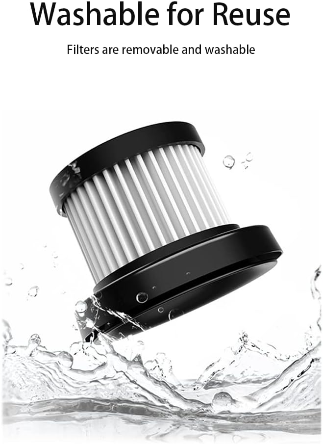 Gerrit Mini Vacuum, Portable Handheld Vacuum Cleaner Cordless, Small Hand Held Rechargeable Car Vacuum with High Power Suction Cleaning for Home Car Pet Hair, As Shown in the Figure