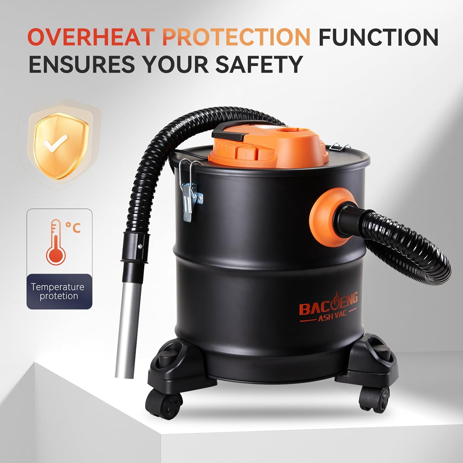 BACOENG Ash Vacuum and Filter Kit