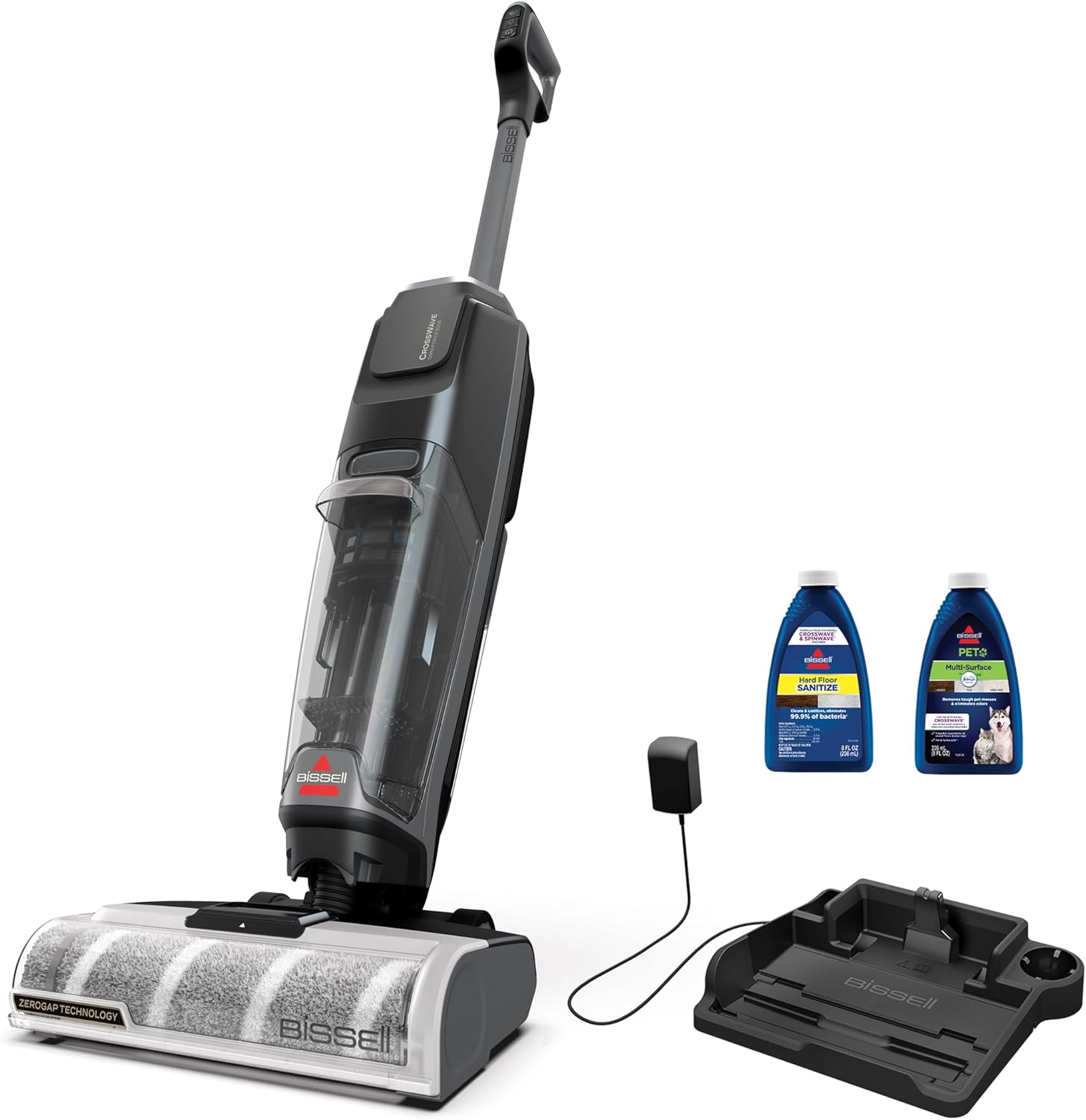 Bissell® CrossWave® OmniForce™ Edge Cordless Multi-Surface Hard Floor Cleaner Wet Dry Vacuum with Zero-Gap Edge Technology, 3930F