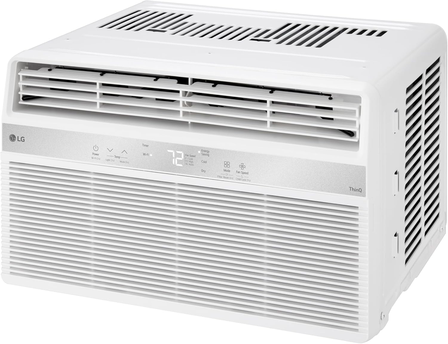 LG 8000 BTU Window Air Conditioner [2024 New] Remote Control WiFi Enabled App Washable Filer Ultra-Quiet Cools 350 Sq. ft for Small & Medium Room AC Unit air conditioner Easy Install White LW8024RSMX