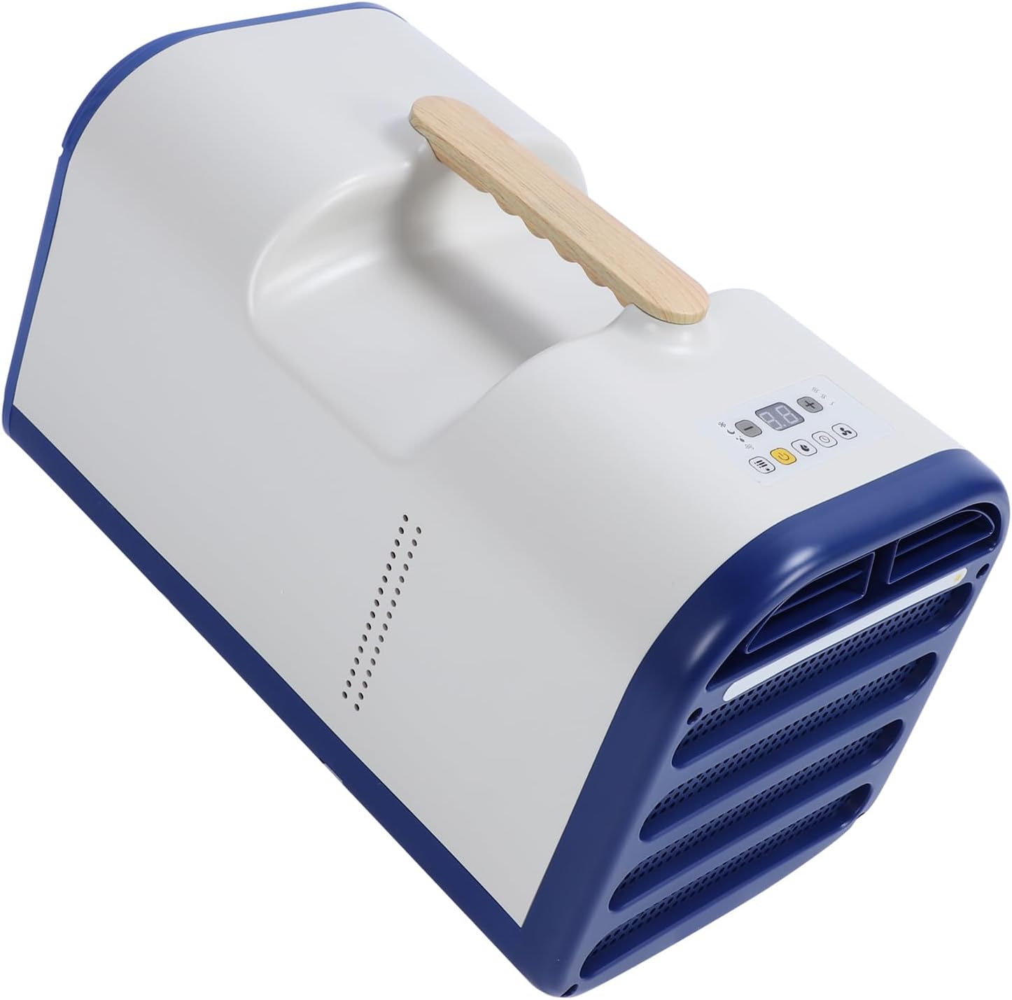 Evaporative Air Cooler, 5200BTU Low Noise Heating and Cooling Dual Use Lightweight Versatile Portable Small Air Conditioner for Kitchen (US Plug 110V)