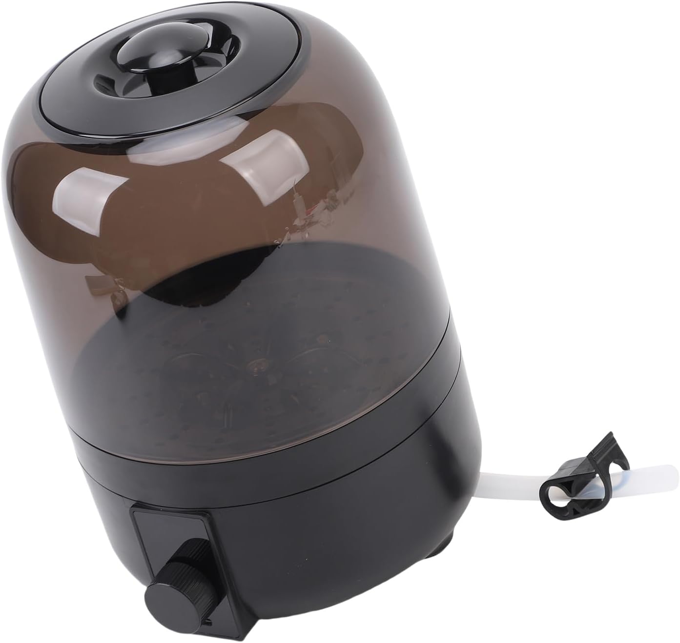 Asixxsix Portable Washing Machine, USB Rechargeable Cordless Mini Washer with Automatic Dewatering and Blue Light, Underwear Washing Machine, Portable Underwear Washer for Apartment (Black)