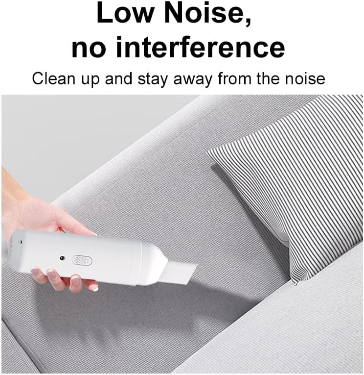 Hand Held Vacuum, Handheld Vacuum Cleaner Large Suction Portable Cleaning with Small Mini Wireless USB Rechargeable Vacuum Cleaner