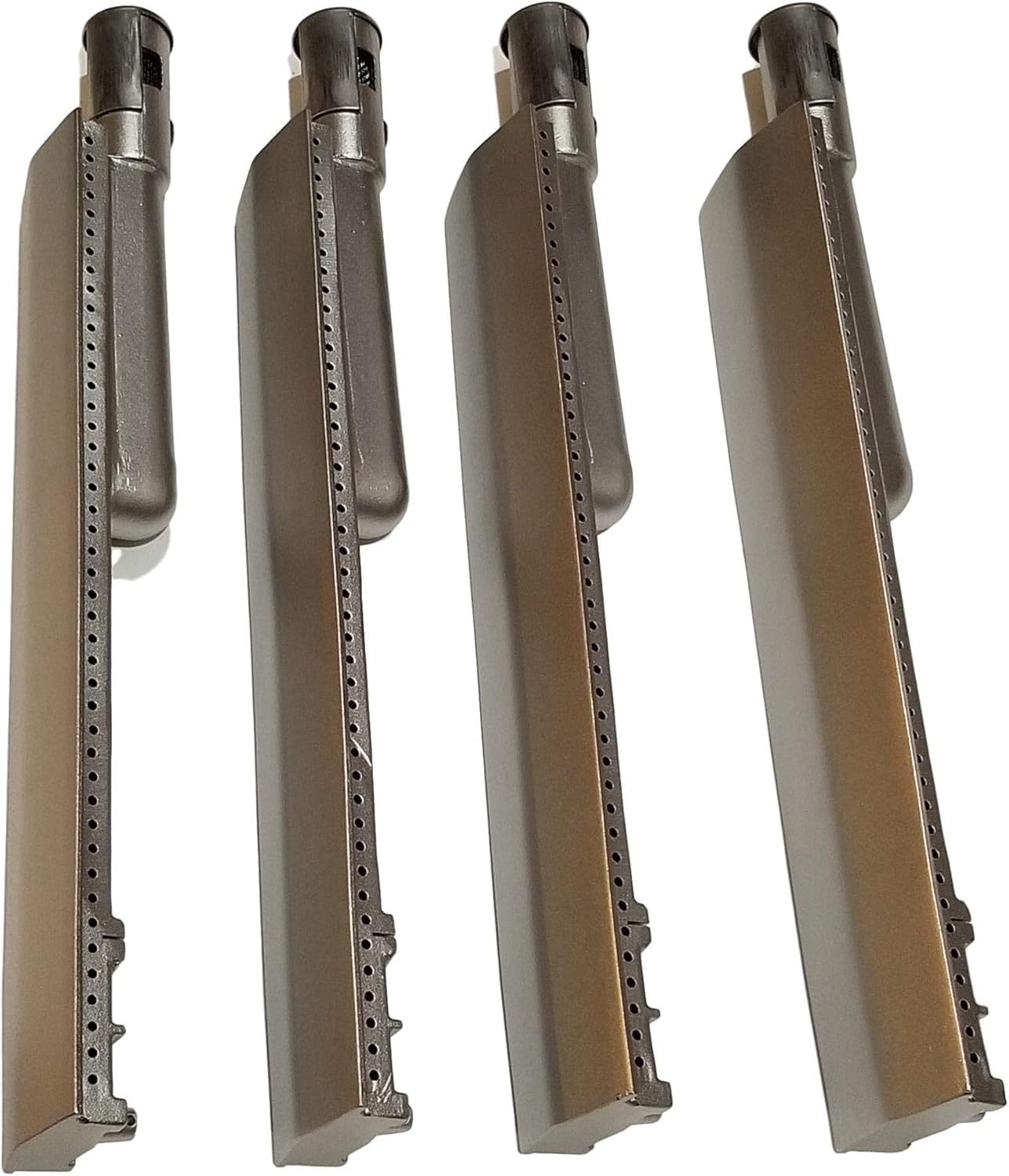 Set of Four Heavy Duty Cast Stainless Steel Burners for Premium Gas Grills from Bull, Cal Flame and Other Manufacurers