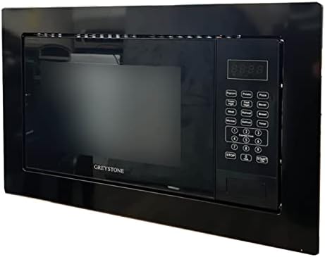 Greystone 0.9 Cubic Foot, Built-In Microwave, Digital Touchpad, LED Display, Includes Trim, Black