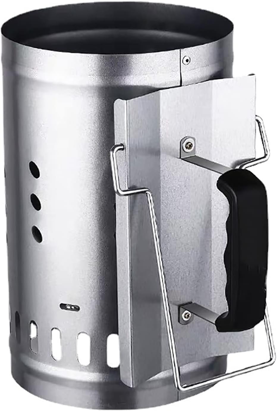 Charcoal Chimney Starter, 7.7-Inch BBQ Grill Lighter, Charcoal Grill Fire Starter, Fast Heating Technology with Heat Sheld, for Charcoal Briquettes & Hardwood Lump Coal BBQ Grills