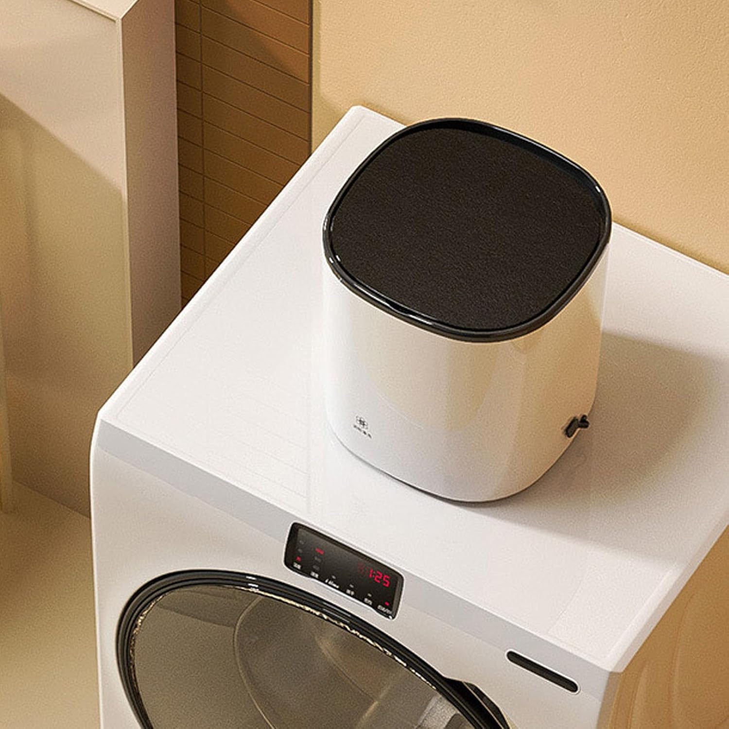 Mini Washing Machine - 4.5L 10min Mini Electric Underwear Laundry Washer with Draining Basket for Home, Portable and Desktop (US 100-240V)