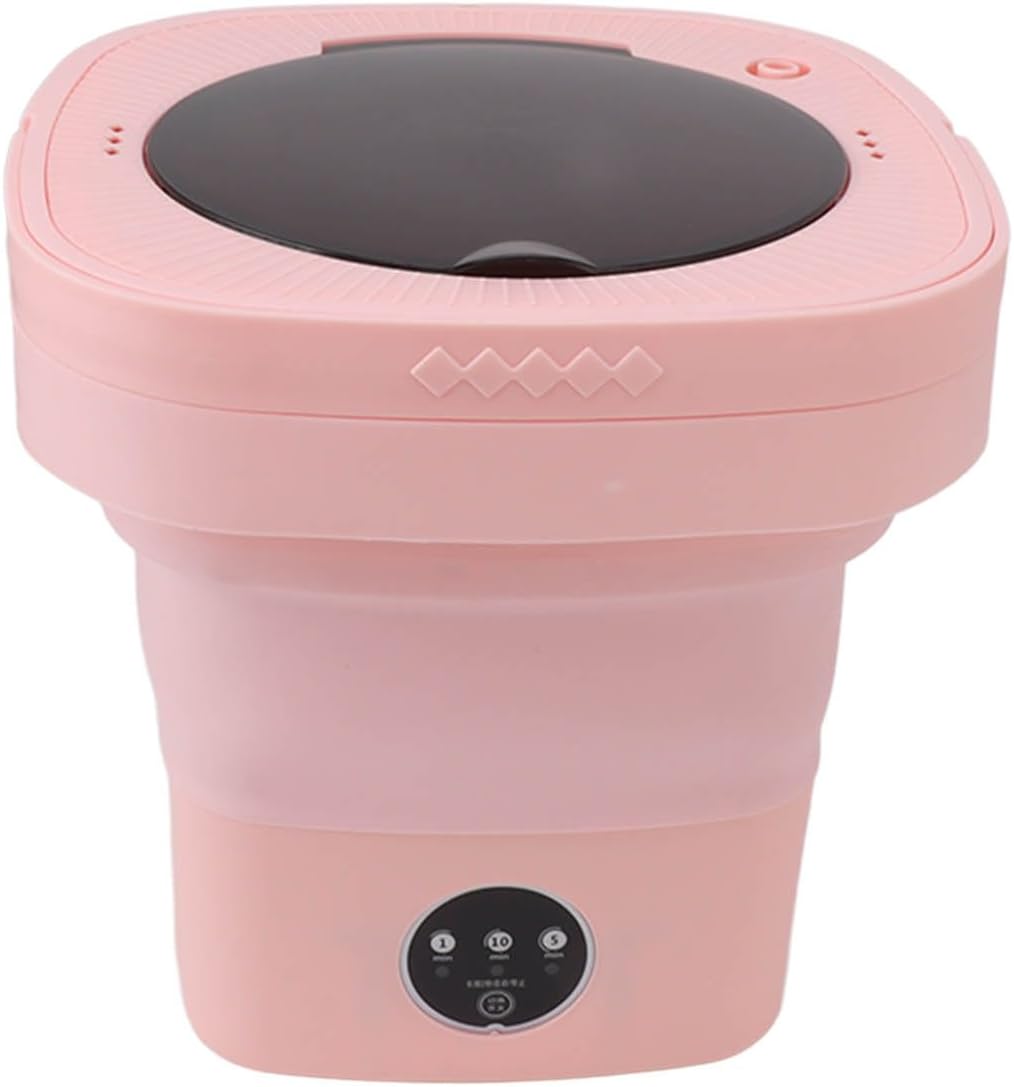 6.5L Washing Machine, Potable Washing Machines And Dryer Portable Washing Machine Folding Portable Automatic deep Wash And Spin Dry Washer, Potable Washing Machines And Dryer With Water Tube 100?240V