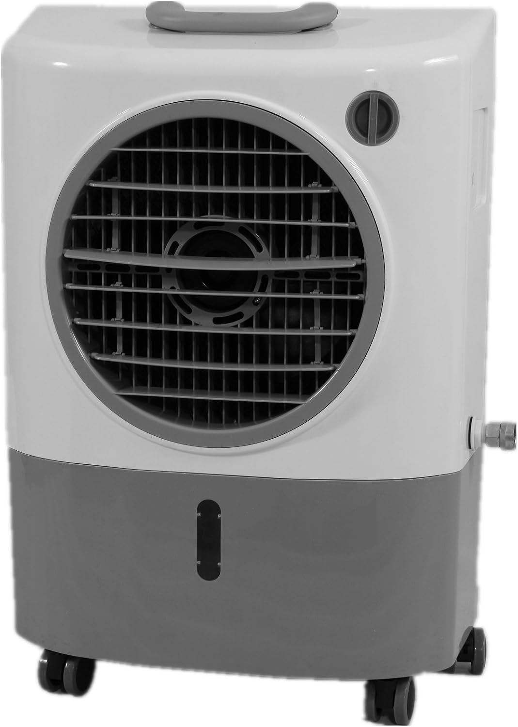 Portable Evaporative Air Coolers with Fan - Hessaire MC37M (3100 CFM) and MC18M (1300 CFM)