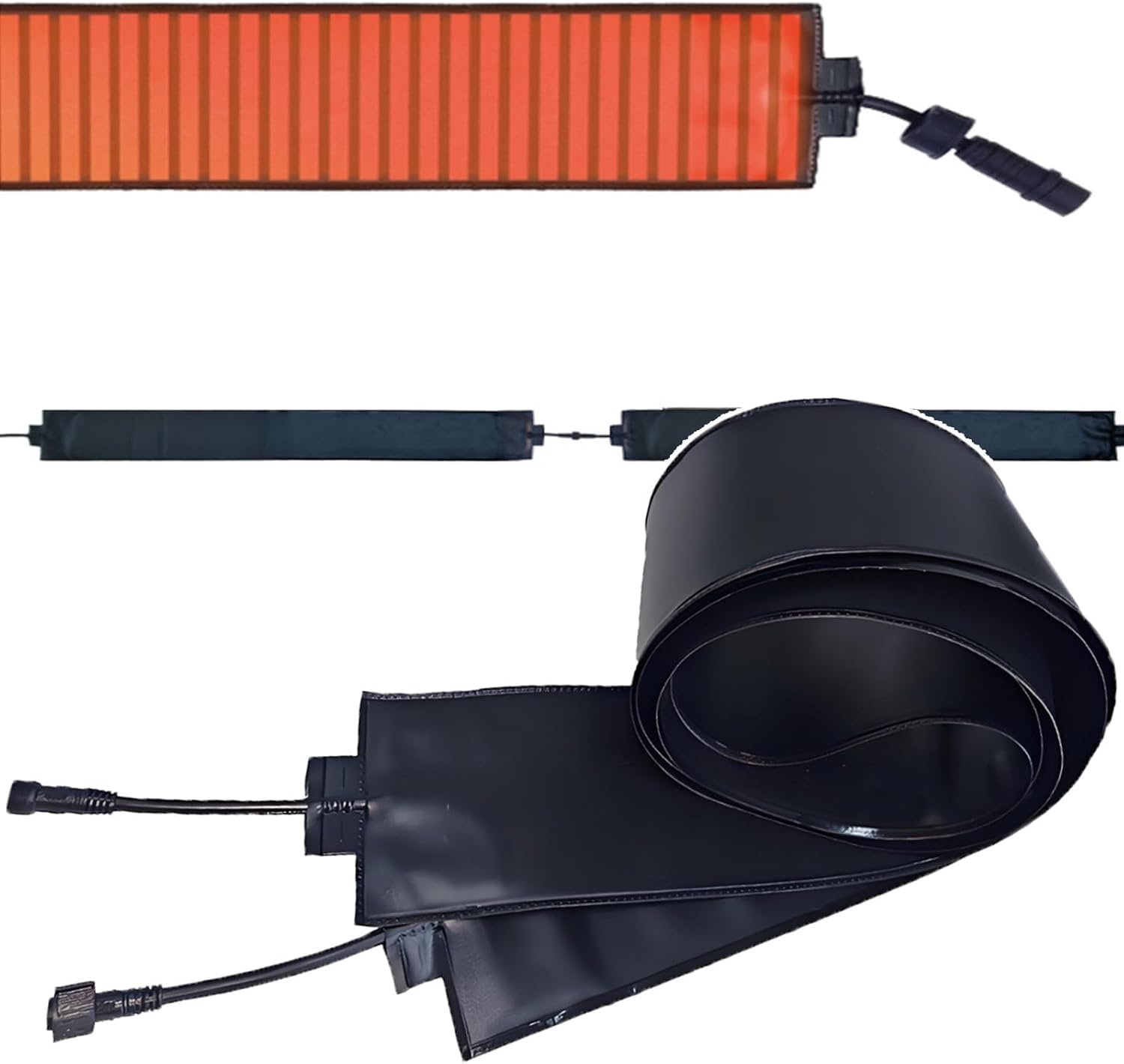 2025 Roof Heat Metal Panel for Ice Dams,Snow Melting Heat Mats for Roof and Gutters,Solar Panel Heated Roof De-Icing Kit,Self-Regulating Heated Roof 760cm/24.9ft