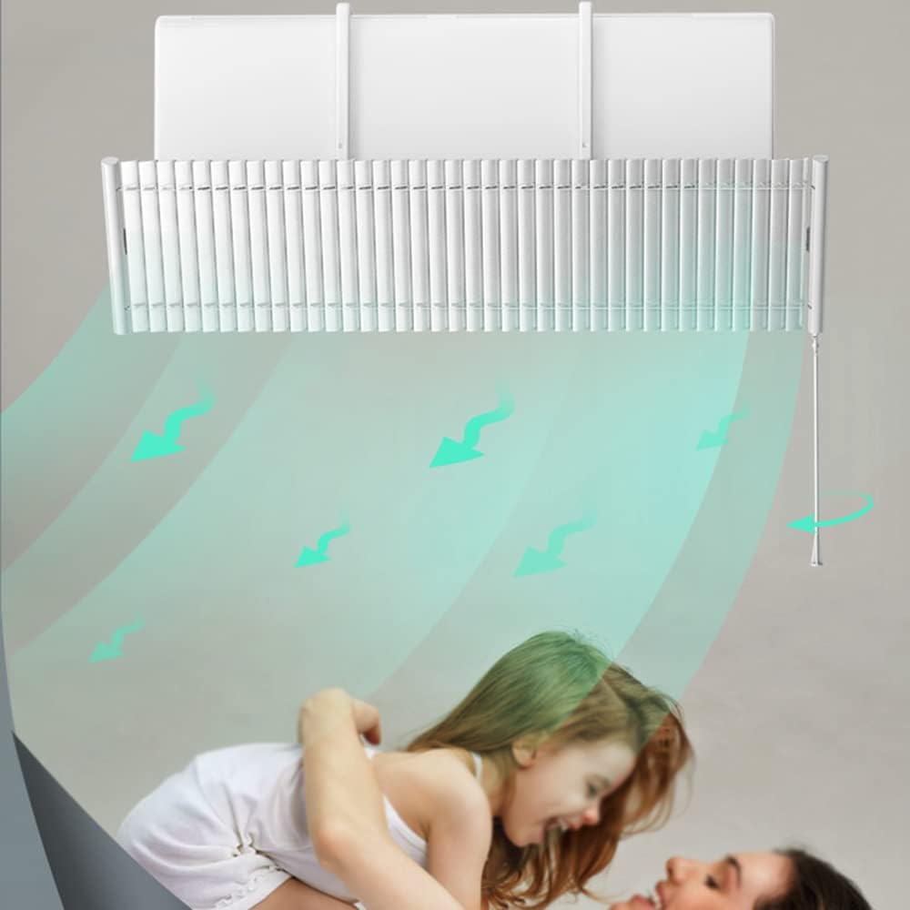 Wall Mounted Air Conditioner Cold Air Return Deflector Air Outlet Flap Wind Direction Windshield Three Modes Can Be Switched