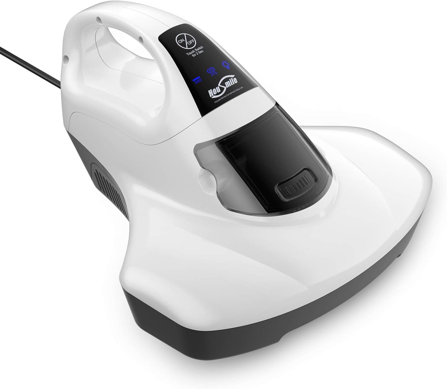 Housmile Bed Vacuum Cleaner, Mattress Vacuum Cleaner with Roller Brush Corded, 13KPa Powerful Suction, UV Handheld Vacuum Effectively Clean Up Bed, Pillows, Sofas, Carpets and Fabric Surfaces