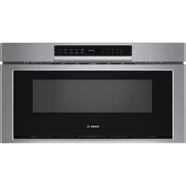 Bosch 800 Series 30 in. 1.2 cu. ft. Built-in Drawer Microwave in Stainless Steel HMD8054UC
