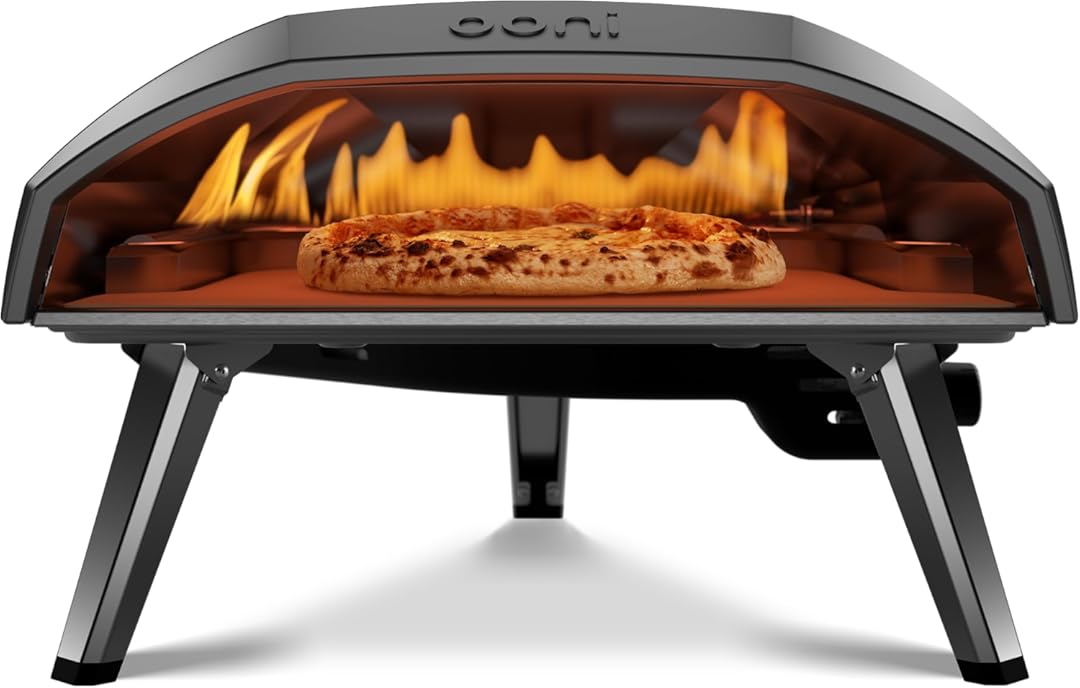 Ooni Koda 16 Natural Gas Pizza Oven – 28mbar Natural Gas Outdoor Oven, Makes 16 Inch Pizzas
