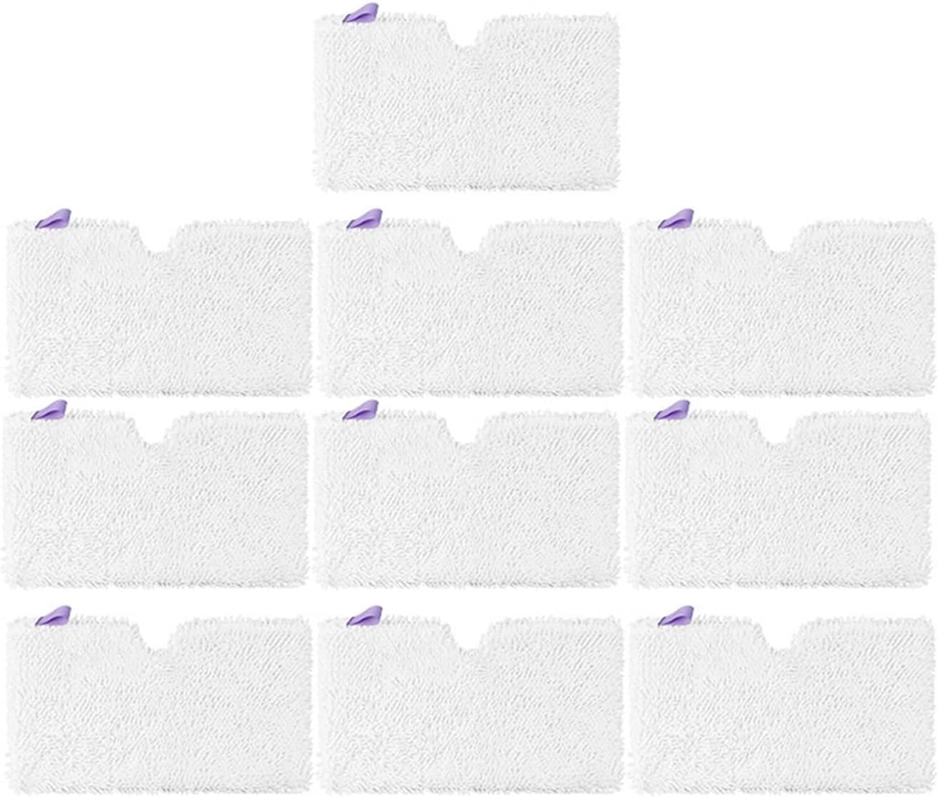 Steam Mop Pads Compatible for Shark SE460 S3500 Series S3550 S3501 S3601 S3601D Washable Microfiber Steam Mop Cloth Cleaning Replacement(8 pcs)(10 pcs)
