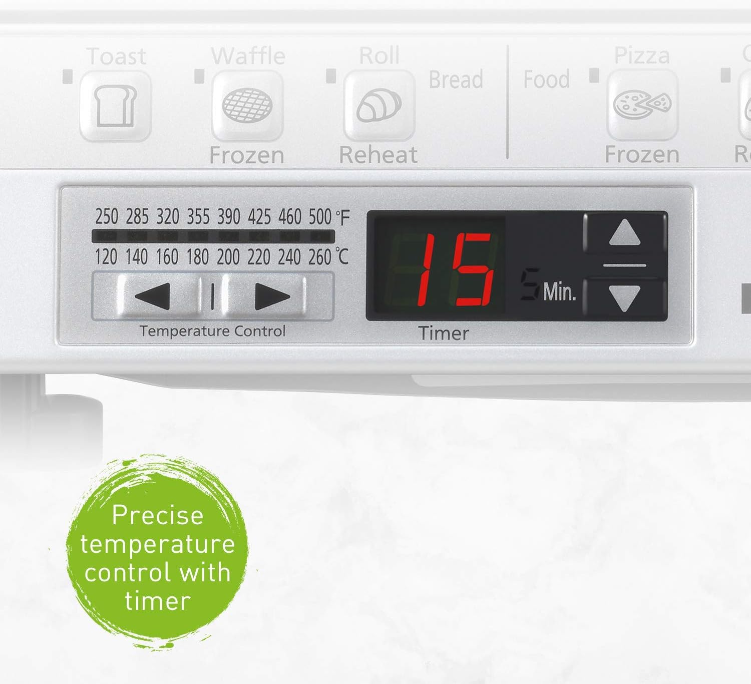 Panasonic FlashXpress Compact Toaster Oven with Double Infrared Heating, Crumb Tray and 1300 Watts of Cooking Power - 4 Slice Countertop Toaster Oven - NB-G110P (Stainless Steel) (Renewed)