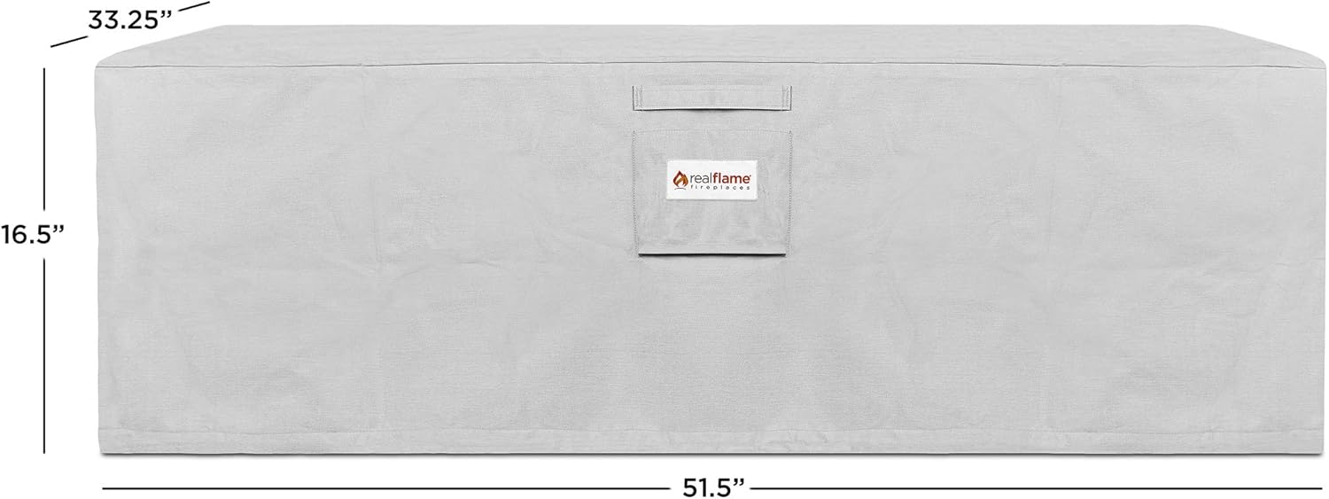 Real Flame Aegean or Baltic Square Fire Table Storage Cover - Durable Fabric with Draw String - Suitable for Fire Pits up to 51