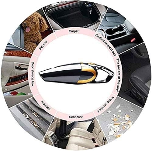 Handheld Vacuum, Hand Vacuum Cordless with 120w High Power, Home Car Dual Purpose，Travel - Car Accessories