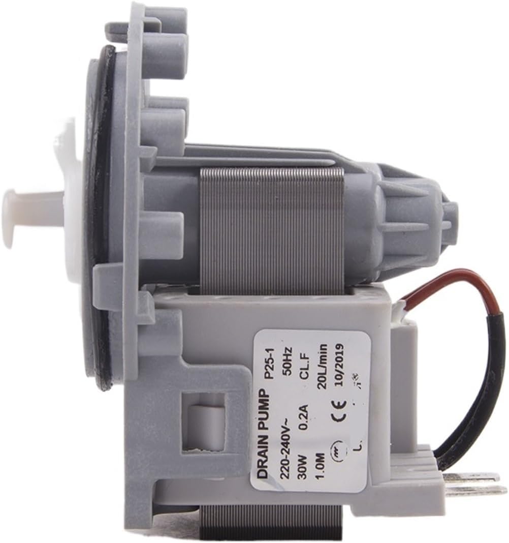 Washing Machine Drain Pump Motor， 30W 220v Washer Drain Pump Replacement Kit For Laundry Appliance Parts