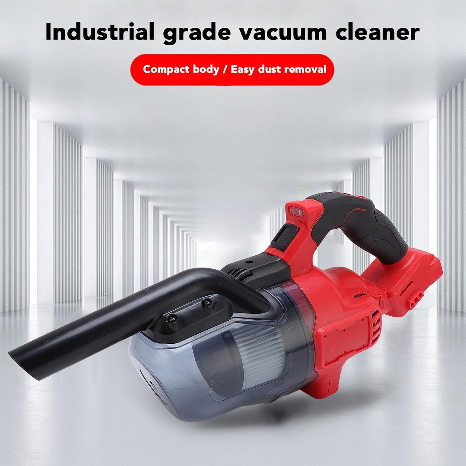 Luqeeg Cordless Vacuum Cleaner, Battery Powered Handheld Vacuum with Washable High Efficiency Particulate Air Filter High Power Suction Vacuum Cleaning Machine for Carpet, Car,