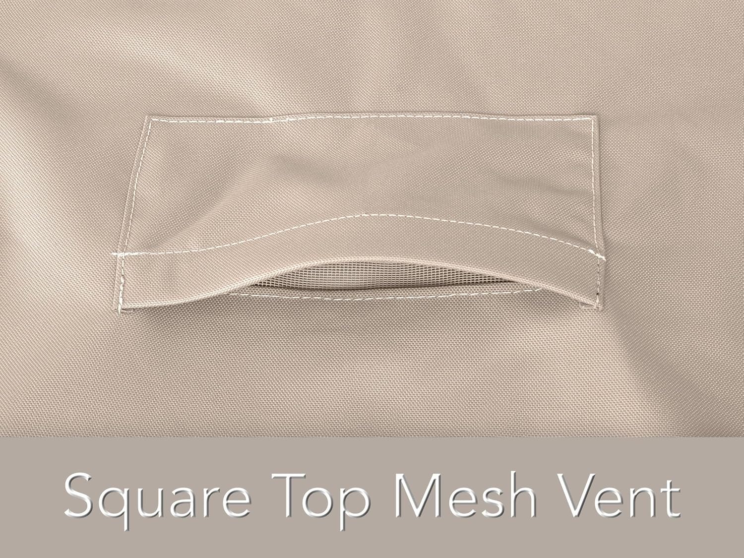 Covermates Triangular Patio Heater Cover - Premium Polyester, Weather Resistant, Water Resistant Zipper, Grill and Heating, 24W x 91H, Clay