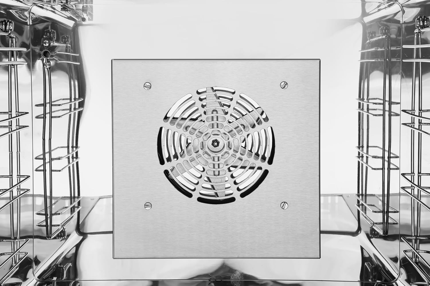 KoolMore 23 in. Countertop Convection Oven for Half-Size Pans with 4 Racks and 2800W of Power in Stainless-Steel - 208/240V, 2.3 cu. ft. ETL Listed (KM-CTCO220-23)