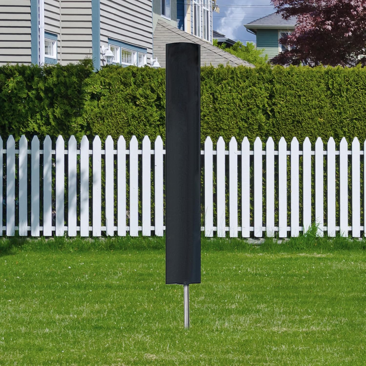 STO STO Umbrella Clothesline Outdoor Drying Rack, 164 Feet Rotary Clothes Drying Rack with Adjustable Height, Folding Laundry Line with Metal Ground Spike for Backyard, Patio, Garden, Heavy Duty