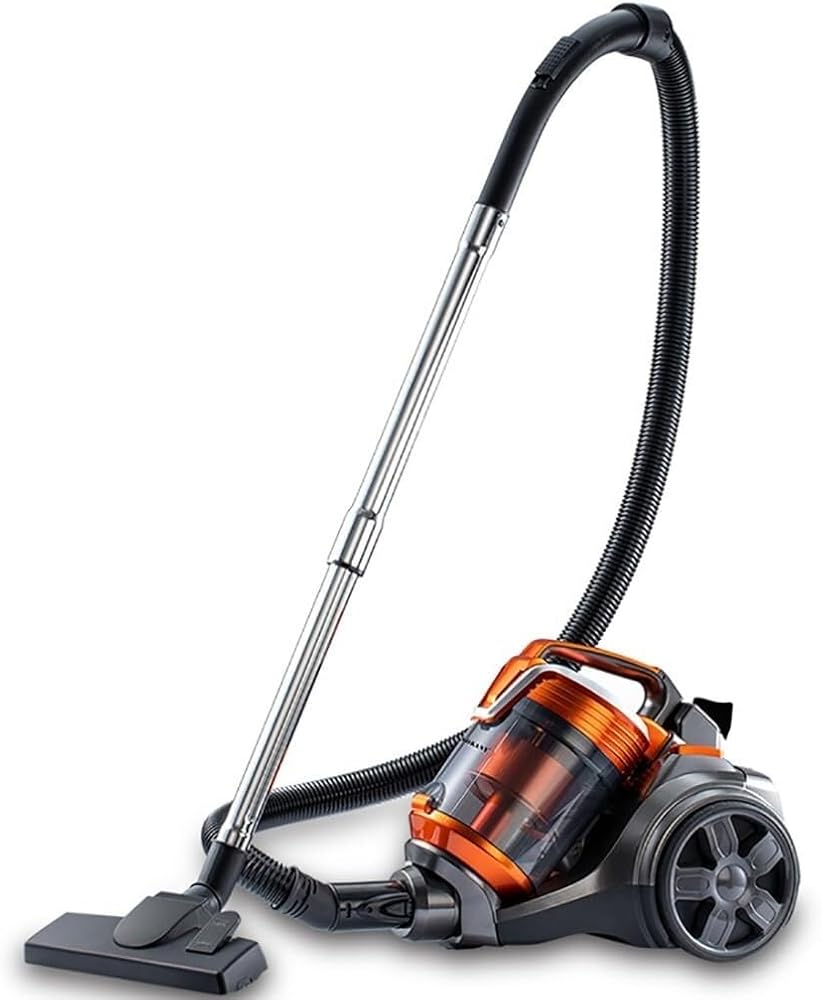 Bagless Cylinder Vacuum Cleaner, 3600W Cyclonic Carpet and Hard Floor Cleaner, Lightweight and Low Noise