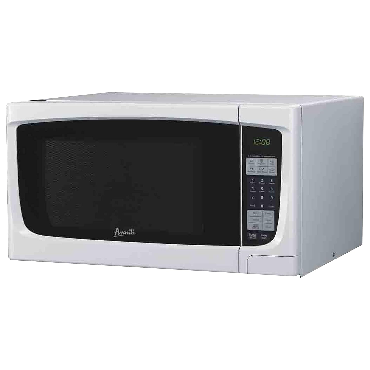 Avanti MO1450TW Microwave Oven 1000-Watts Compact with 9 Pre-Set Cooking Settings, Speed Defrost, Electronic Control Panel and Glass Turntable, 1.4 Cu.Ft., White