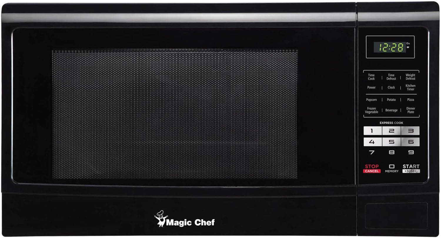 1.6 cu. ft. Countertop Microwave in Black