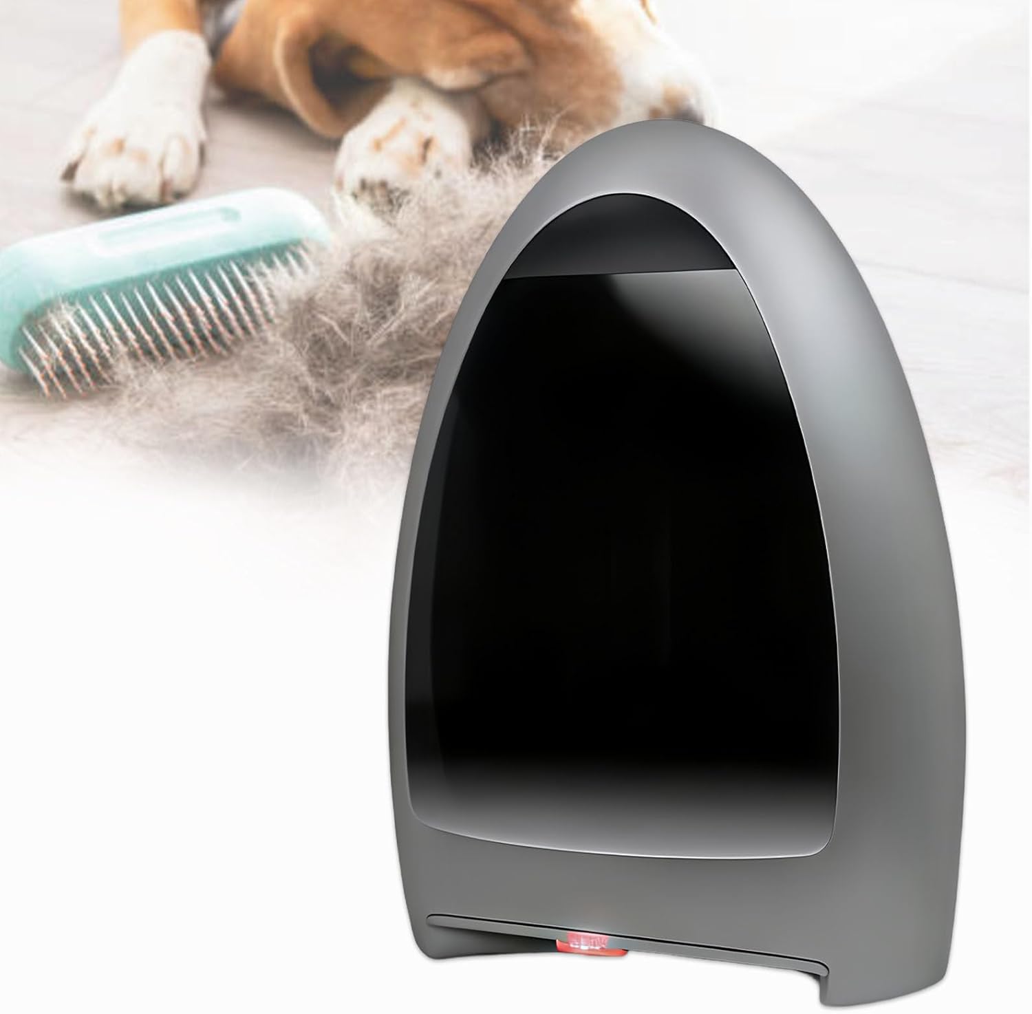 Touchless Vacuum Automatic Dust Pan, 1000w Hair Vacuum for Salons & Home, 3.6l Electric Broom Vacuum Sweeper for Hard Floors, Kitchen & Pet Hair, Three Colors Grey