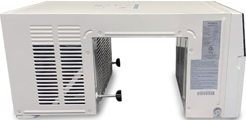 WS5-10HW-301 Electronic Saddle Air Conditioner with Heat and WiFi, 10000 BTU Cooling & Heating Capacity, 74 pts/day Dehumidifying Capacity, Dehumidifier Mode, MyTemp Sensor, Digital Temperature