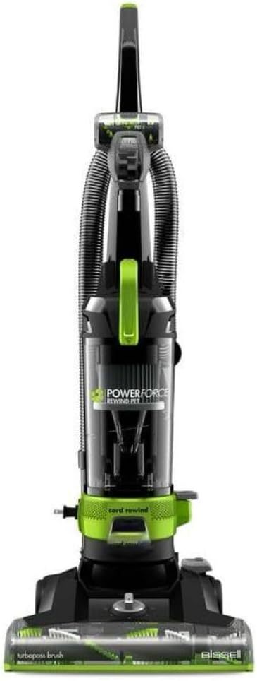 BIISSEELL PowerForce Helix Turbo Rewind Pet Upright Vacuum High Suction for Deep Cleaning