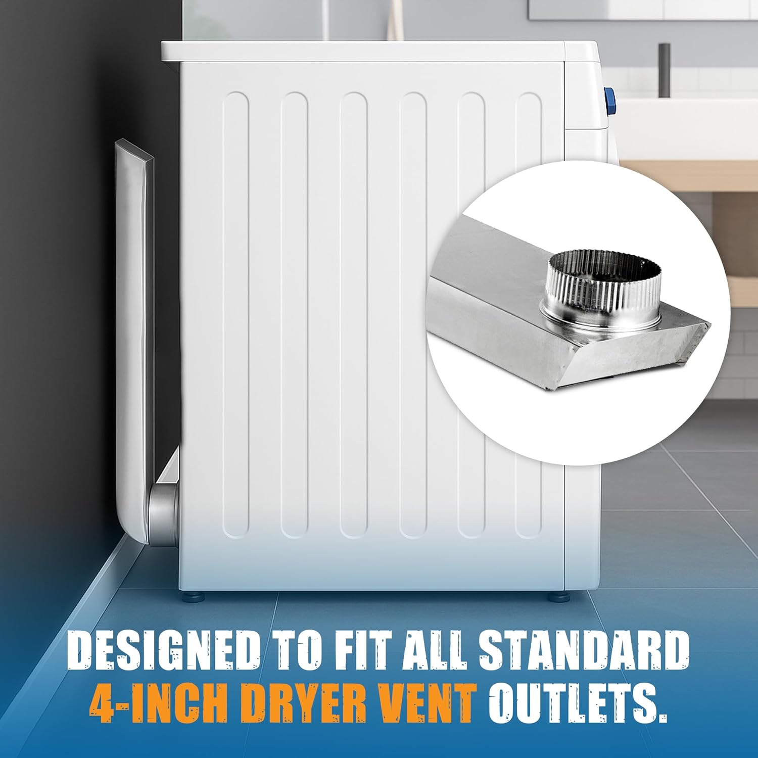 Close Clearance Dryer Vent Periscope Pipe 29