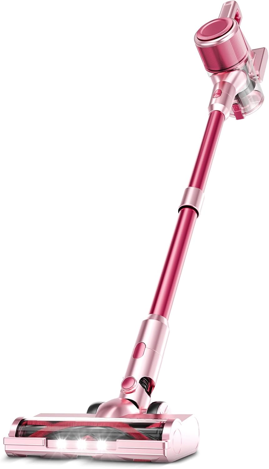 Cordless Vacuum Cleaner, 8 in 1 Powerful Stick Vacuum with 45min Runtime, Anti-Tangle Vacuum Cleaners for Home, Lightweight Handheld Wireless Vacuum for Hardwood Floor Carpet pet Hair, B08