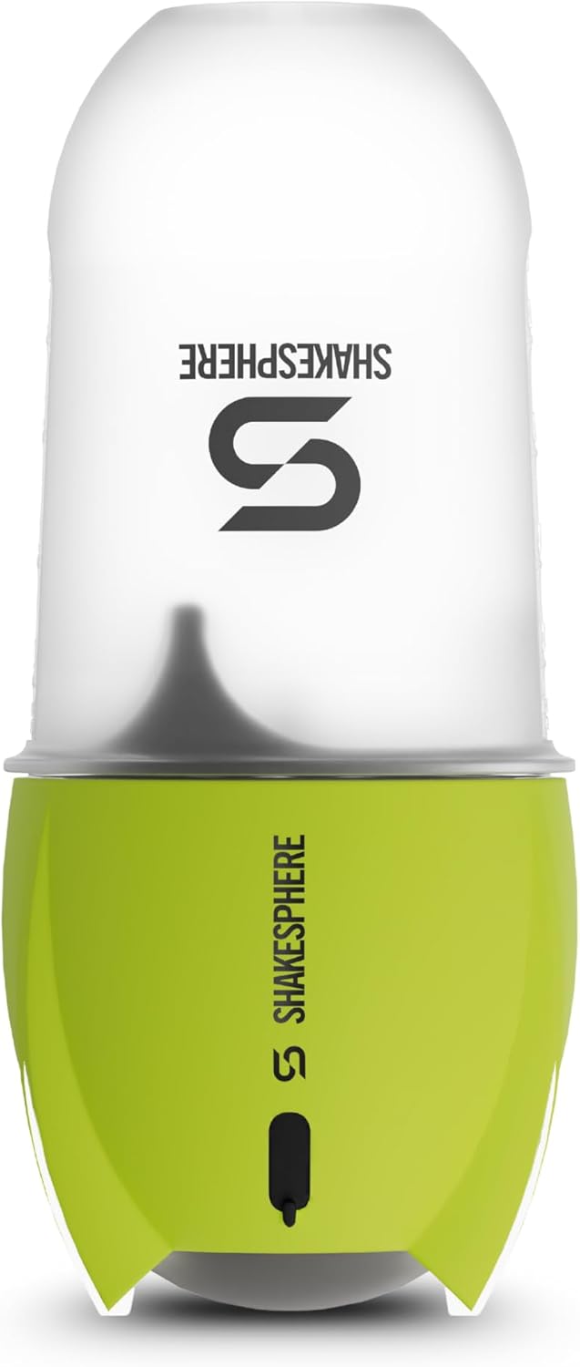 SHAKESPHERE Portable Blender for Shakes and Smoothies – 19oz Electric Personal Blender with Clear Tritan Cup, USB-C Rechargeable, Compact and Powerful for Travel, Gym, and Workout – Fluorescent Yellow