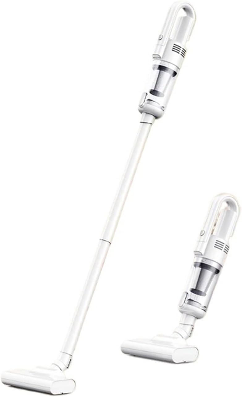 Multifunction Home-Appliance 19000Pa Cleaning Machine Powerful Wireless Car Vacuum Cleaner Metal Strainer Portable Handheld(124-EG-White)