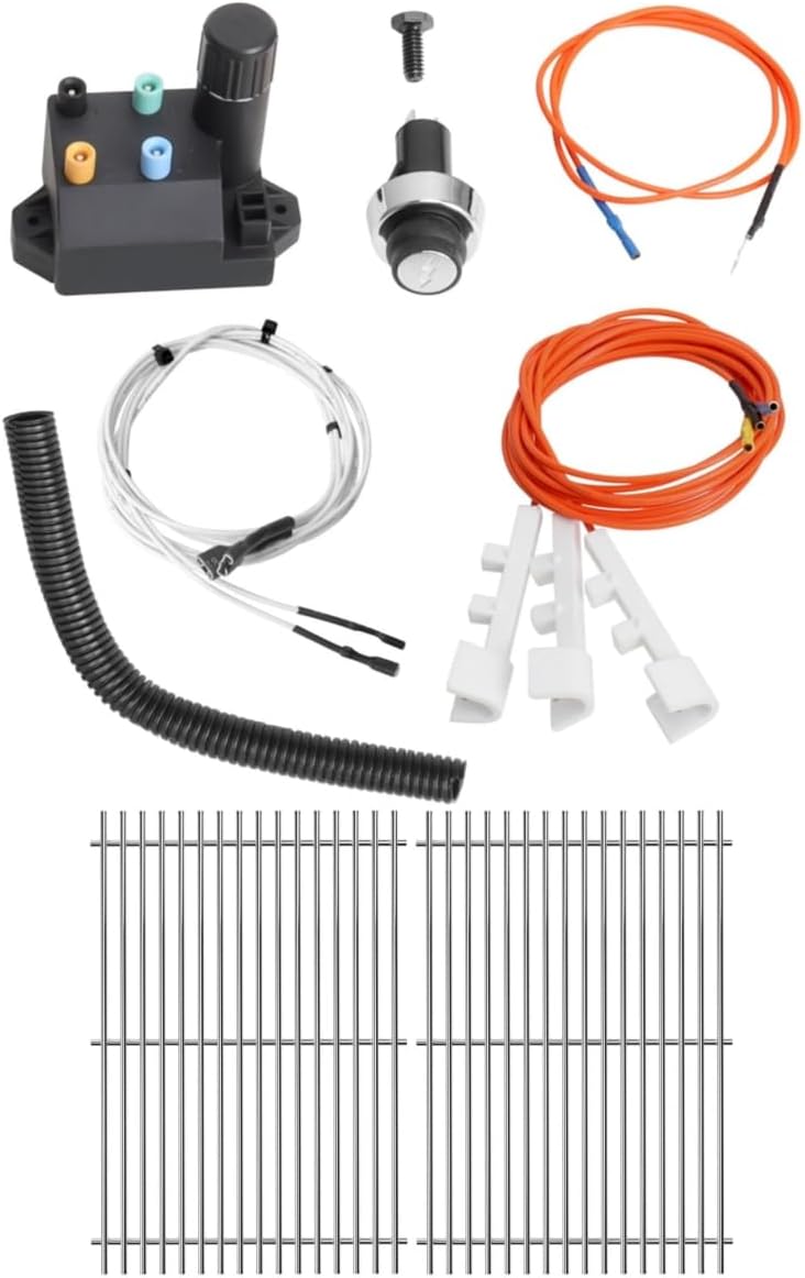 Grill Grates & 66354 Igniter Kit for Weber GS4 Genesis II Grill Parts, for Weber GS4 2 E-310 Replacement Genesis 2 E-330, E315, 2 S310, II S315, II SE-310, II SE-315, II CE-310, II CSE-315 Grills
