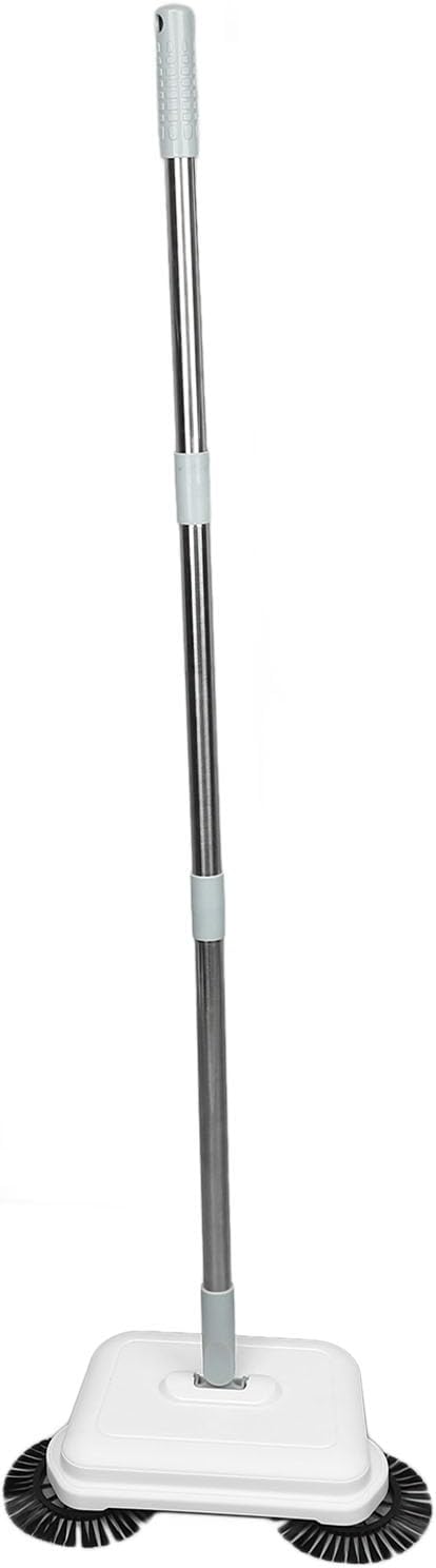 Hand Push Sweeper Efficient 360 Degree Manual Floor Mop Compact Wet Dry Dual Use for Hard Flat Floor