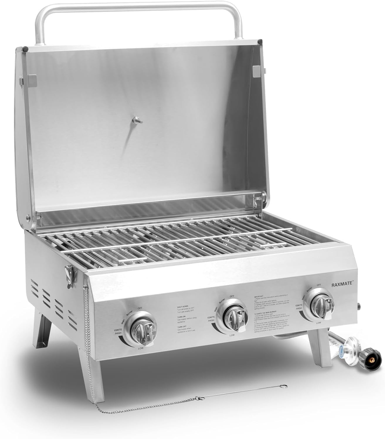Portable Propane Gas Grill, 22